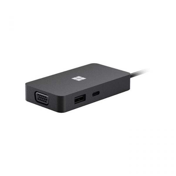 MS HUB USB-C TRAVEL NEGRO (1 USB-1 HDMI-1VGA)