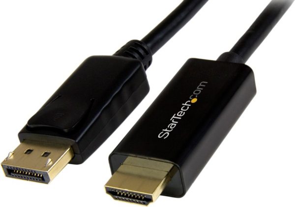 Cable StarTech DisplayPort to HDMI Adapter Cable - 4K 30Hz - V - Imagen 2