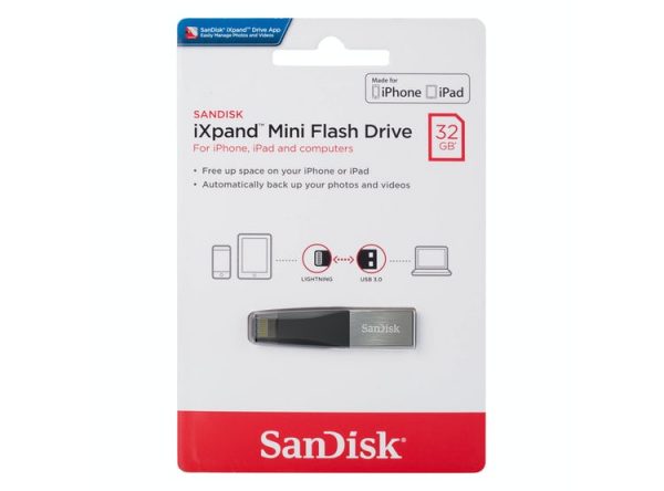 Memoria SanDisk Ixpand Mini 32gb USB 3.0/Lightining - Imagen 2