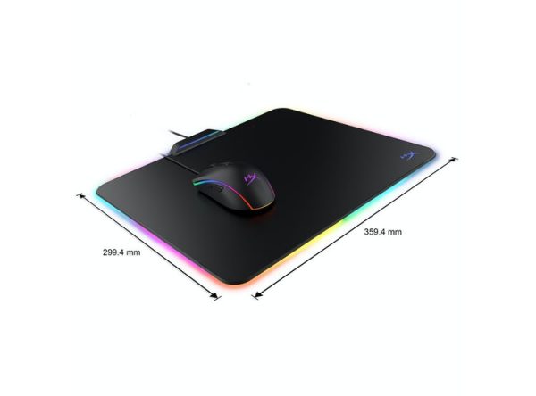 Mouse Pad HPX Pad Mouse FURY Ultra RGB 360° Goma antideslizante - Imagen 2