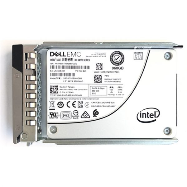 Disco Duro Interno DELL HDD 960GB SSD SATA Read Intensive 6Gbps 512 2.5in HPLUG - Imagen 2