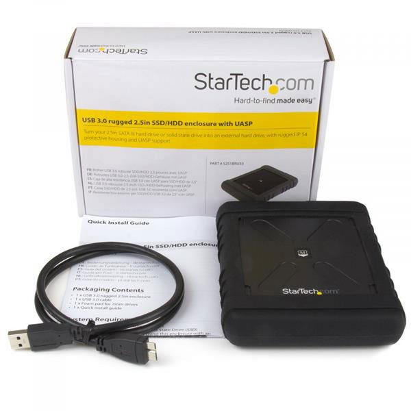 Adaptador StarTech Rugged Hard Drive Enclosure USB 3.0 to 2.5in - Imagen 4