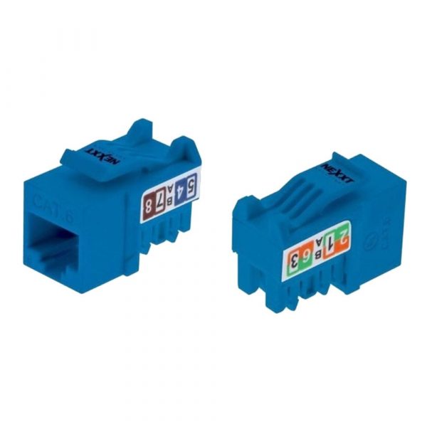 Módulo hembra 110 Cat6 AZUL