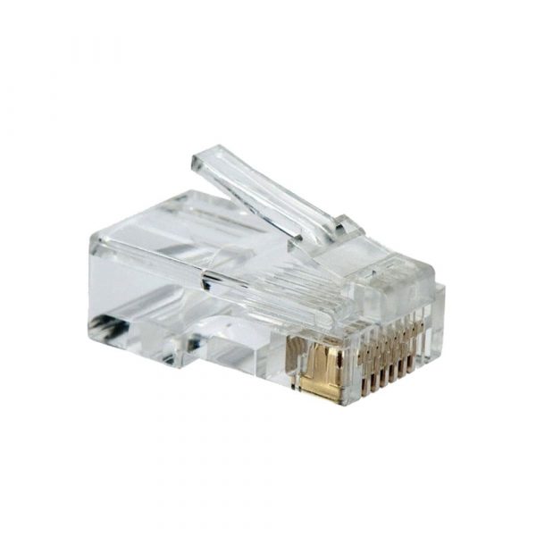 Conector RJ45 macho Cat5E 50 micras Bolsa (100 u)