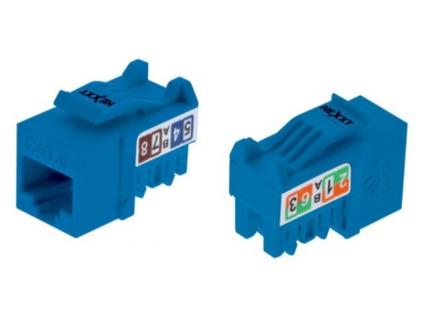 Módulo hembra 110 Cat6 AZUL - Imagen 2