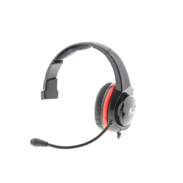 Xtech Molten Mono Chat Hdst Gaming Wrd 3.5mm B/Red XTH-520RD - Imagen 2