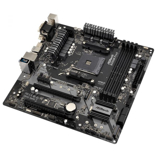Placa Madre ASRock B450M PRO4 - Imagen 3